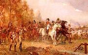 Robert Alexander Hillingford Napoleon with His Troops at the Battle of Borodino, 1812 Spain oil painting artist